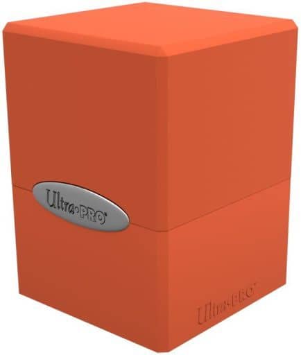 UP - Deckbox: Satin Cube - Pumpkin Orange