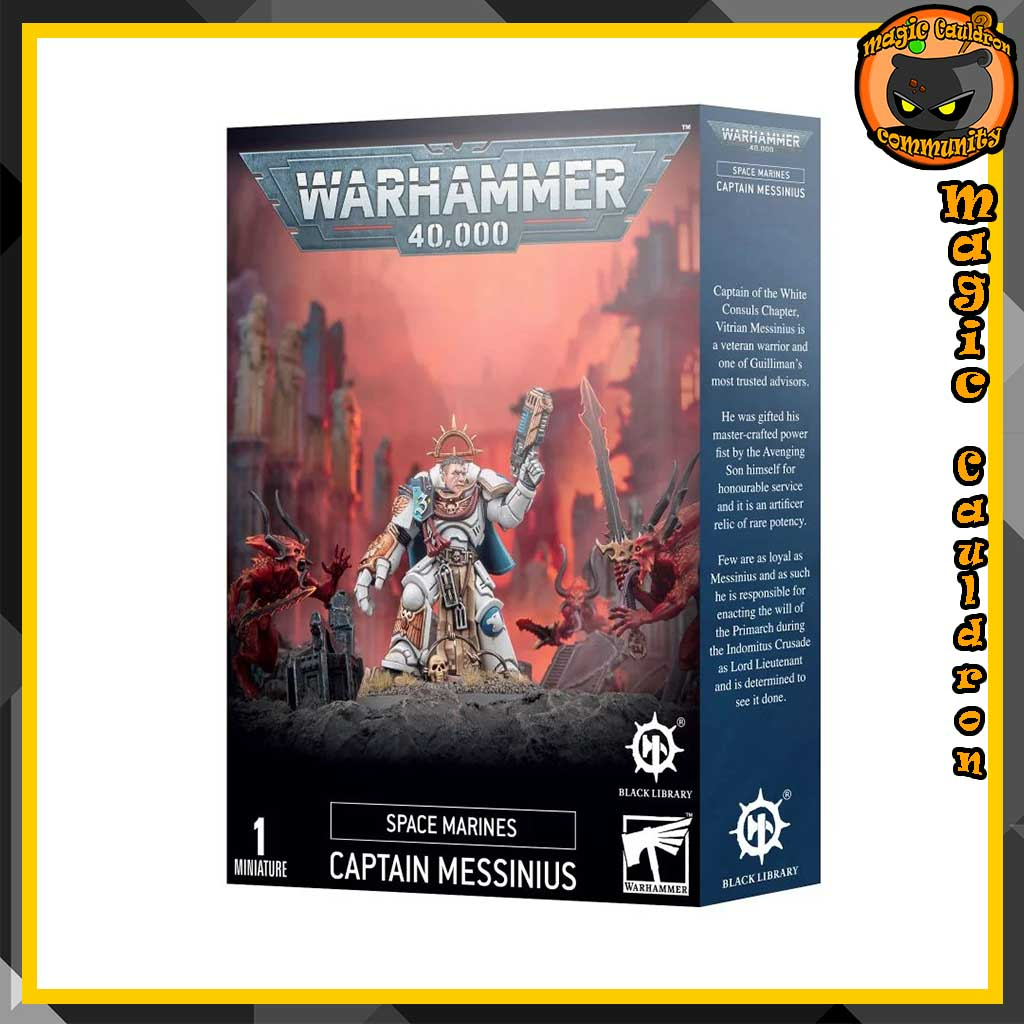 WS - Warhammer 40,000 - BL: WHITE CONSULS: CAPTAIN MESSINIUS - EN