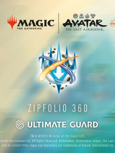 UG - Ultimate Guard Zipfolio 360 Xenoskin Magic: The Gathering Avatar: The Last Airbender - Green/Red/Blue Main Character