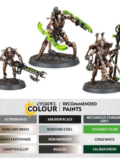 WS - Warhammer 40,000 - NECRONS PAINT SET+ ENG/SPA