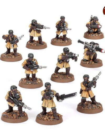 WS - Warhammer 40,000 - Armageddon Steel Legion Infantry Squad