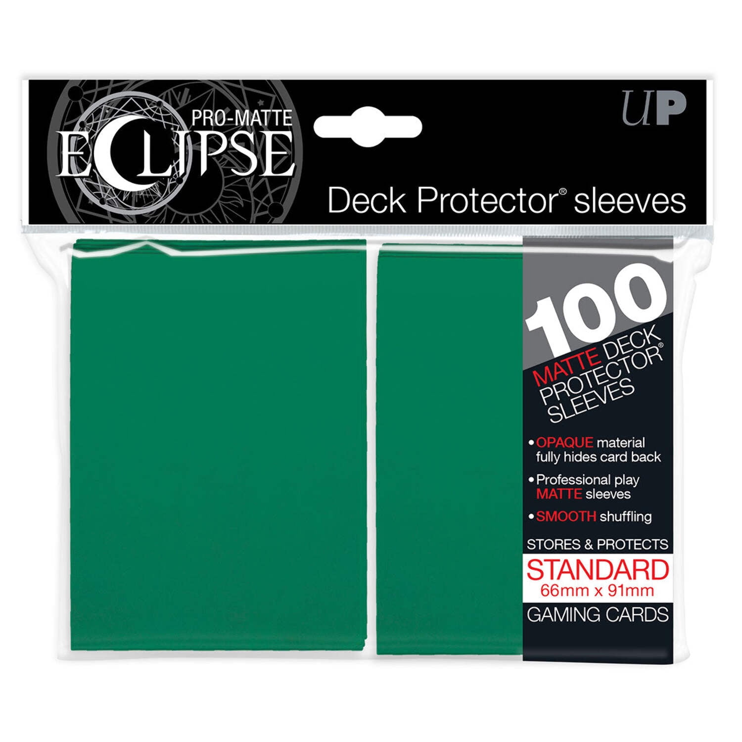 Ultra Pro Matte Eclipse Standard 100ct LIGHT GREEN