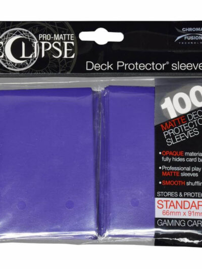 Ultra Pro Matte Eclipse Standard 100ct DARK PURPLE
