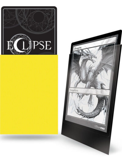 Ultra Pro Matte Eclipse Standard 100ct DARK YELLOW