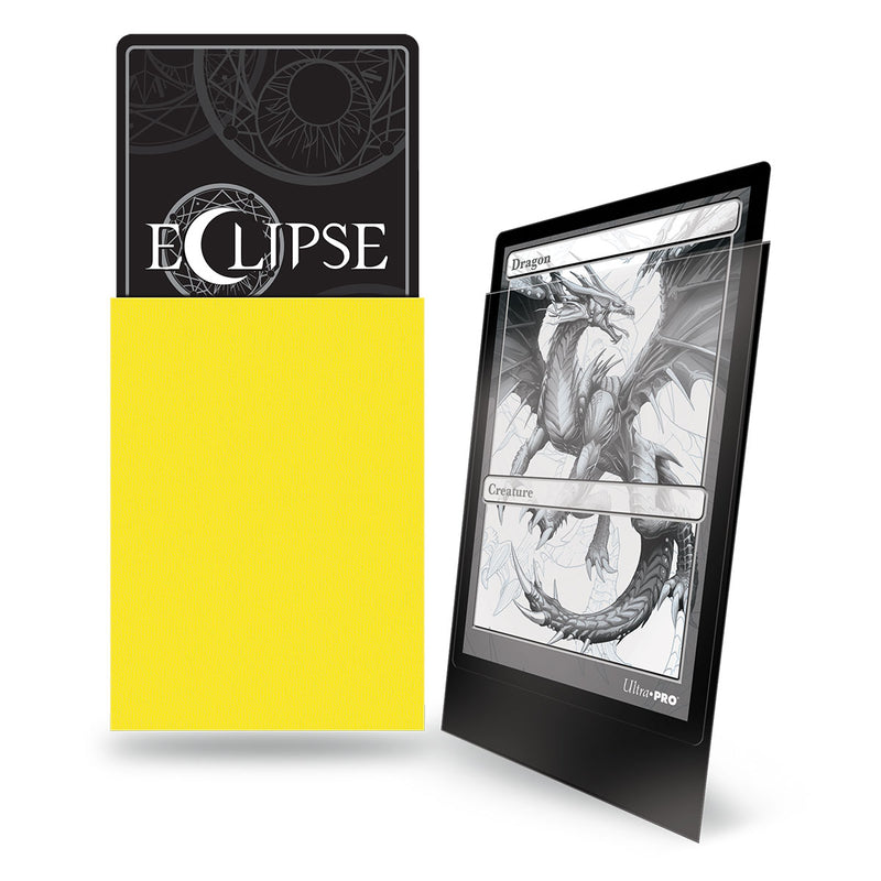 Ultra Pro Matte Eclipse Standard 100ct DARK YELLOW