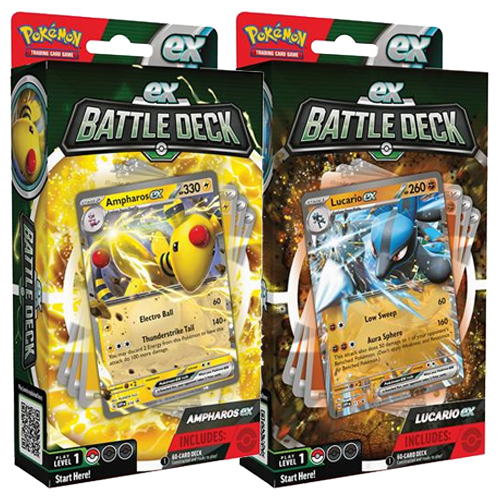 PKM - Battle Deck : Ex Ampharos / Lucario - EN