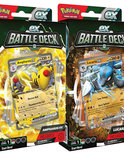 PKM - Battle Deck : Ex Ampharos / Lucario - ES