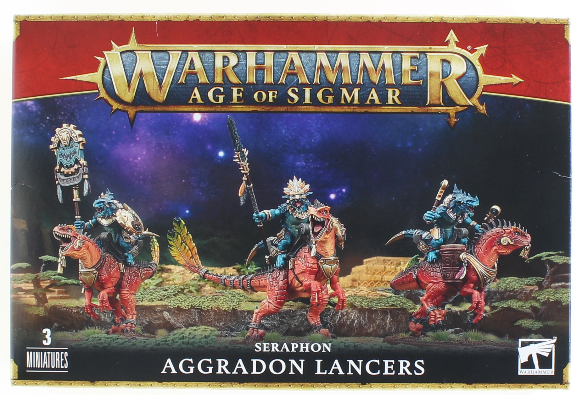 WS - AoS - Seraphon - Aggradon Lancers
