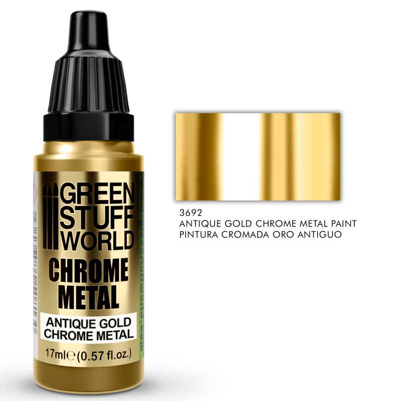 WS - Green Stuff World-Chrome Metal-Antique Gold