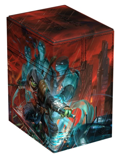 UG - Deck Case: Sidewinder 133+ Xenoskin MTG - Teenage Mutant Ninja Turtles - Mountain/Forest