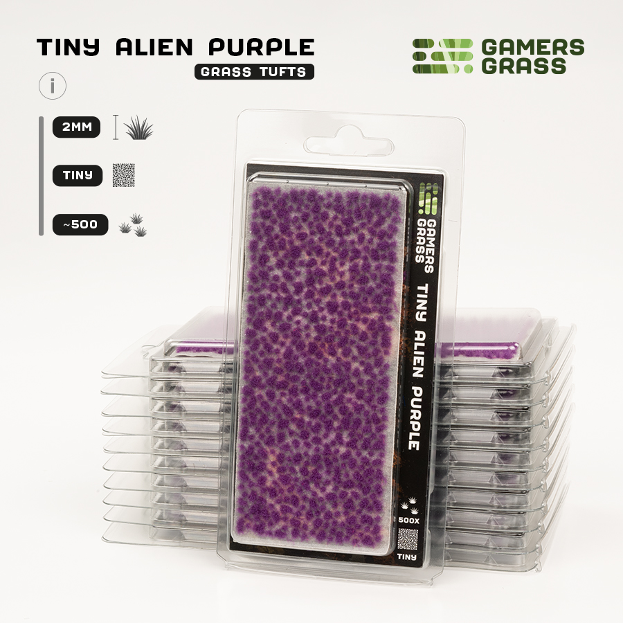 GG - Gamers Grass Tufts: Tiny Tufts - Alien Purple - Tiny