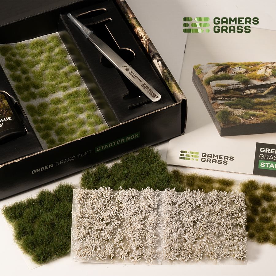 GG - Gamers Grass Tufts: Tufts Starter Box- Green Grass