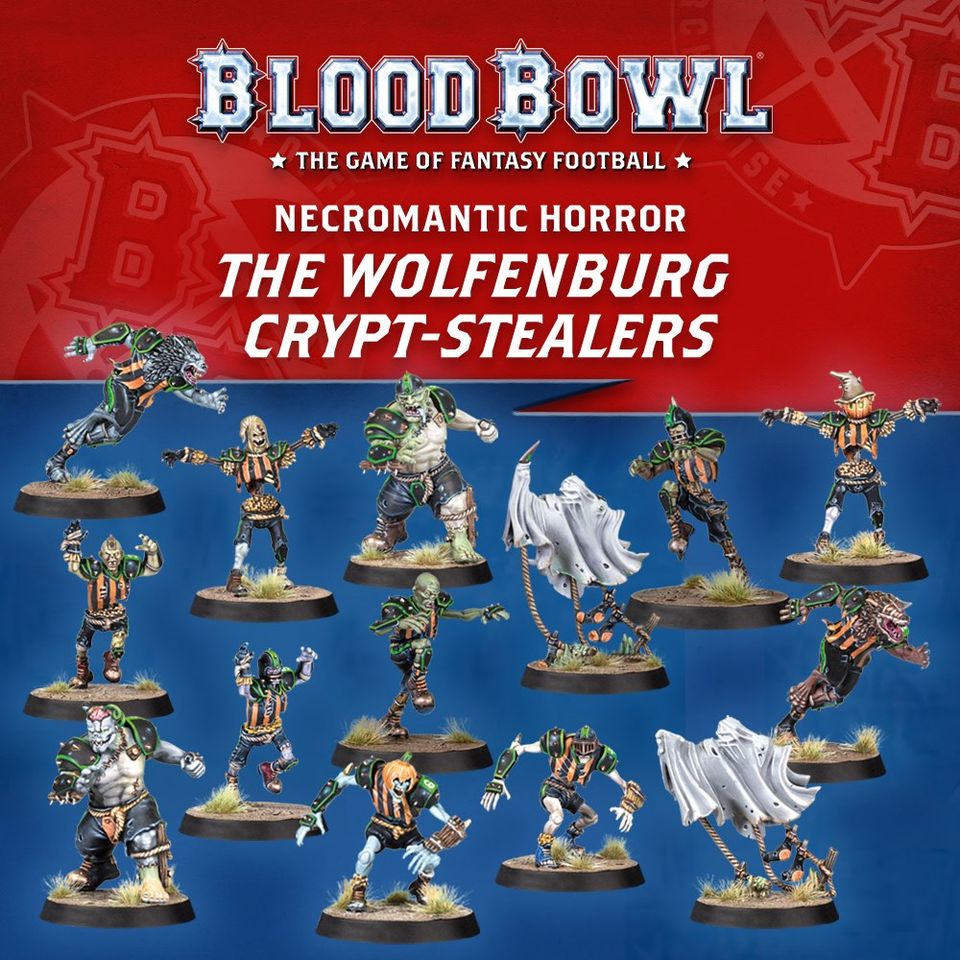 WS - BLOOD BOWL: Necromantic Horror Blood Bowl Team: The Wolfenburg Crypt-Stealers -EN
