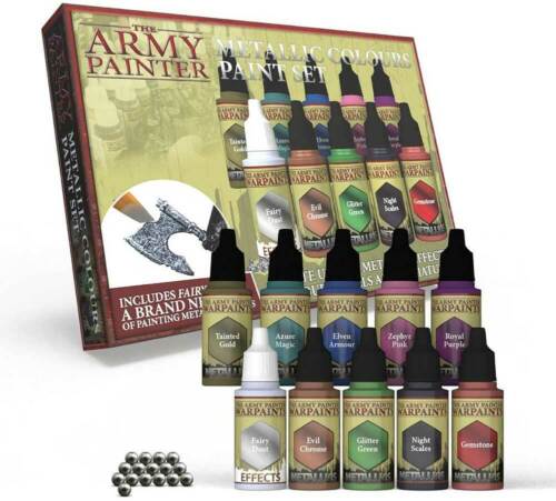 TAP - Warpaint: Metallic Colours Paint Set (10 colors)