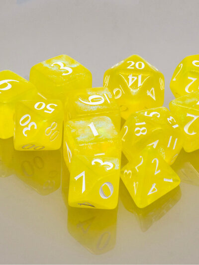 UP - 11 dice set - Eclipse/ Lemon Yellow