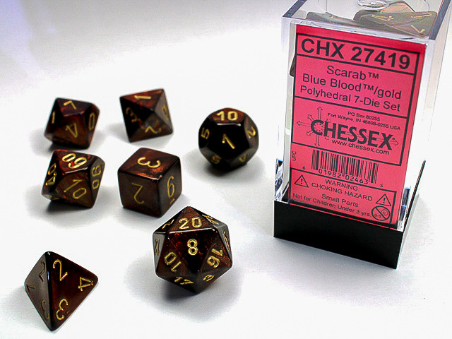 Dice - CHX 27465 / 27419 / 27478 Polyhedral 7-Die Set