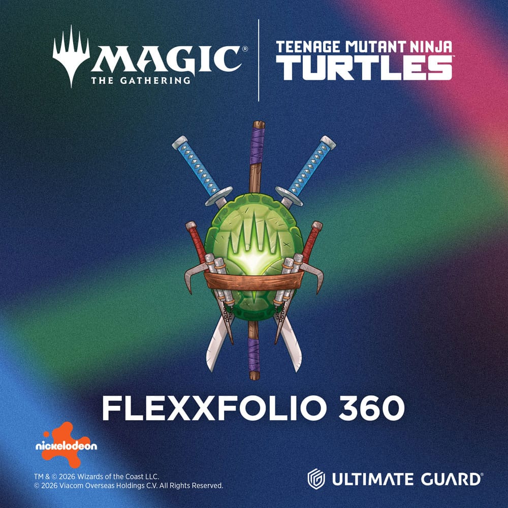 UG - Portfolio: 18-Pocket FlexXFolio 360 MTG - Teenage Mutant Ninja Turtles - Mountain/Forest