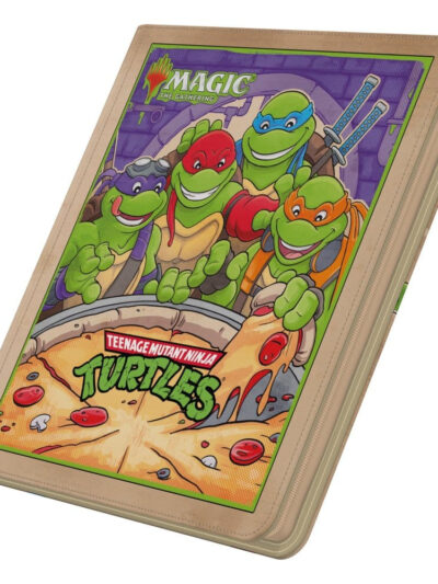 UG - Portfolio: 24-Pocket Zipfolio 480 MTG - Teenage Mutant Ninja Turtles - Pizza Box