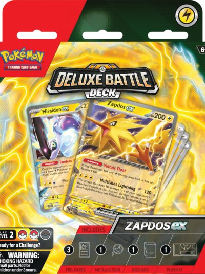 PKM - Pokemon TCG: Zapdos Ex Deluxe Battle Deck - ENG
