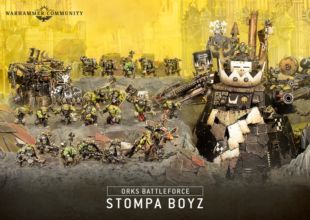 WS - Warhammer 40,000 - ORKS: BATTLEFORCE:STOMPA BOYZ
