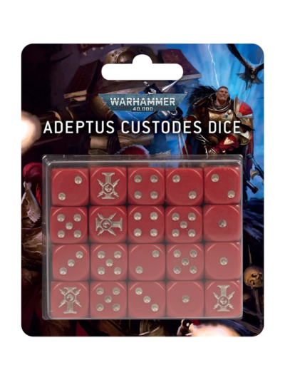 WS - Warhammer 40K - WARHAMMER 40000: ADEPTUS CUSTODES DICE