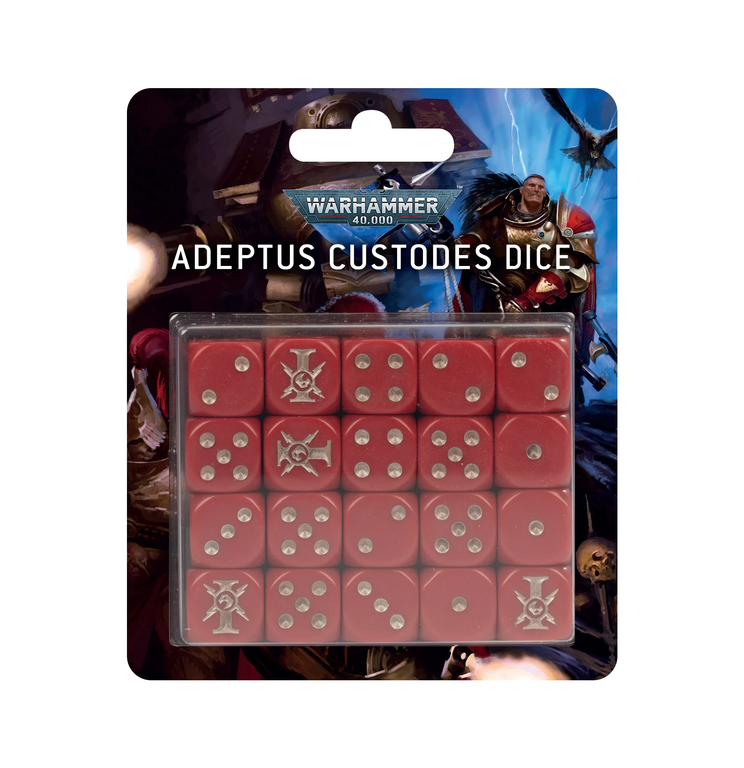 WS - Warhammer 40K - WARHAMMER 40000: ADEPTUS CUSTODES DICE