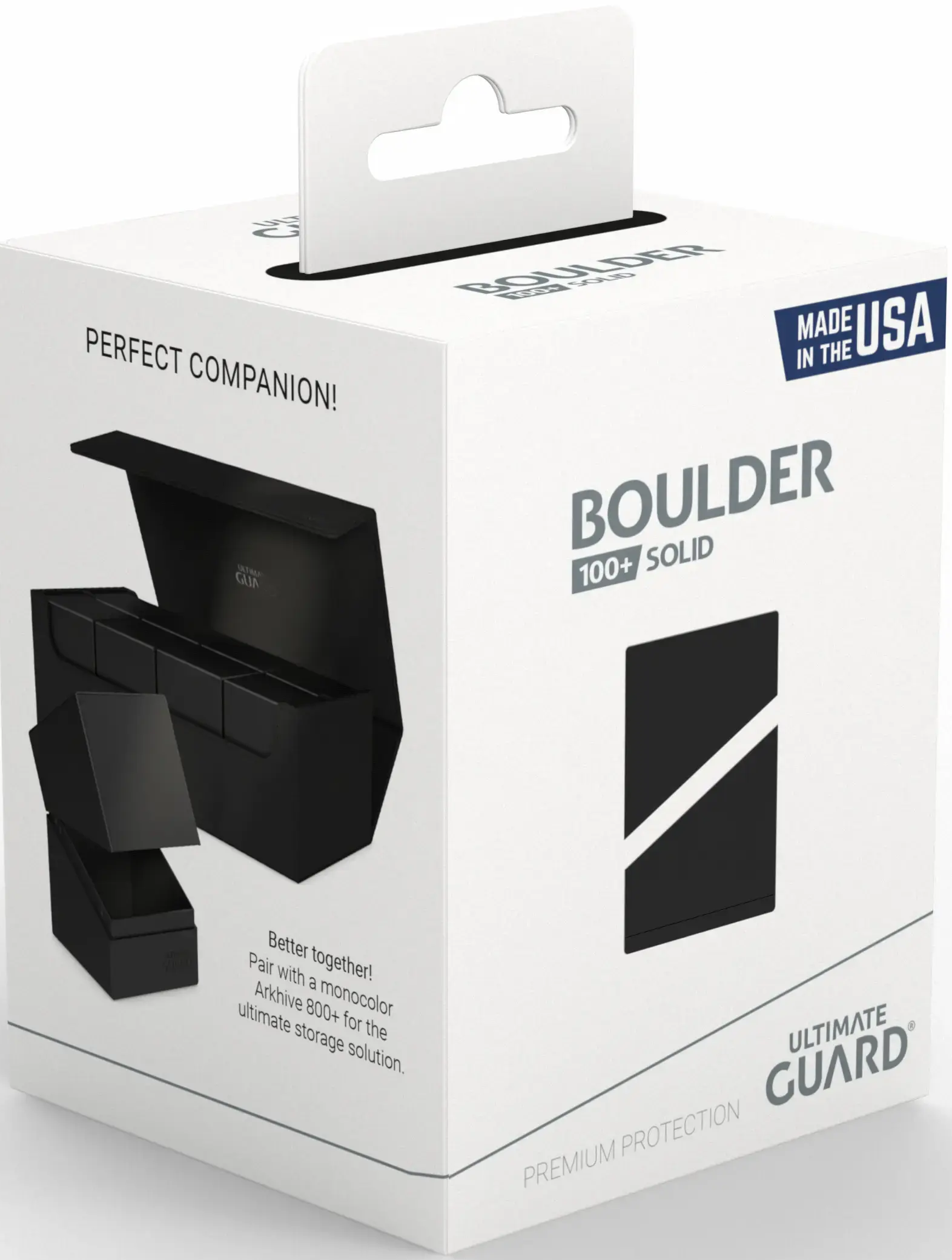 UG - Ultimate Guard Boulder 100+ Solid Black