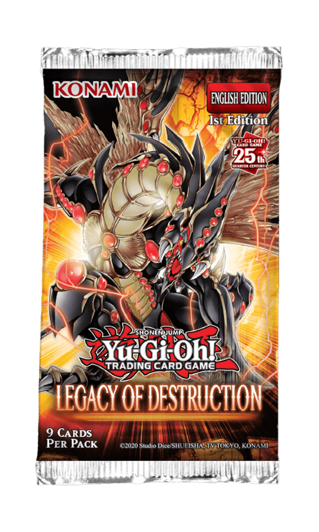 YGO - Yu-Gi-Oh! TCG "Legacy of Destruction" Sleeved Booster - ENG