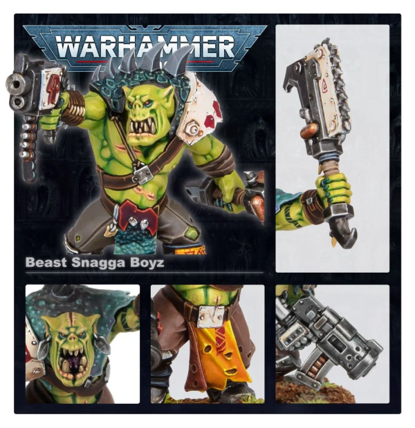 WS - Warhammer 40,000 - ORKS: BEAST SNAGGA BOYZ