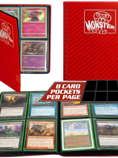 Monster Protectors - 4-Pocket Binder - Holofoil Red