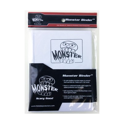 Monster Protectors - 12 Pocket Zodiac Binder, 4 x 3 - 20 Side pages - Matte Blue