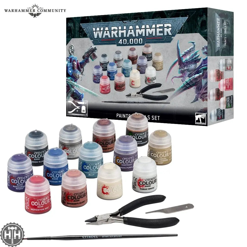 WARHAMMER COLOUR TOOL SET