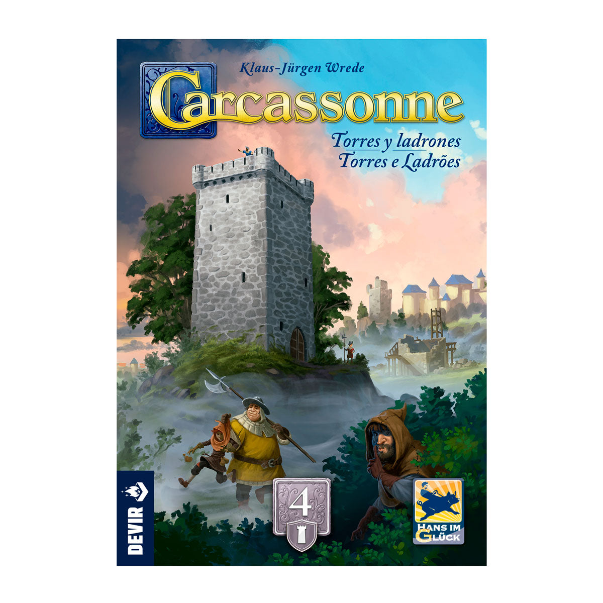 Carcassonne Exp. 4 - Torres y Ladrones - Spanish / Portuguese