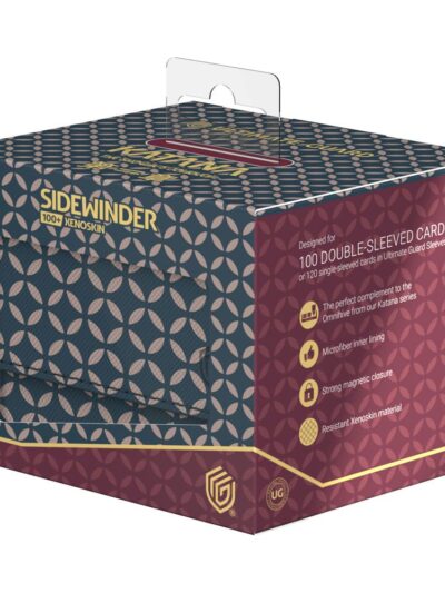 UG - Deck Case: Sidewinder 100+ Shogun’s Journey - Part 2: Shippou (Blue / Dark Red)
