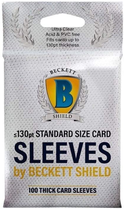BK - Beckett Shield Sleeves: Thick Card Sleeves (100ct)