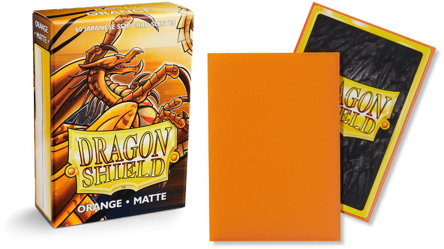 Dragon Shield: Japanese Sleeves - Matte - Orange 60ct