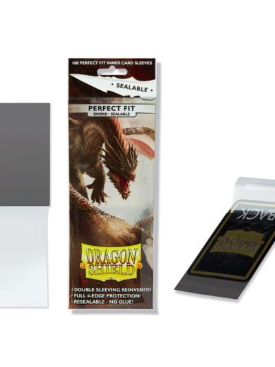 Dragon Shield - Perfect Fit Sleeves - Sealable - Smoke