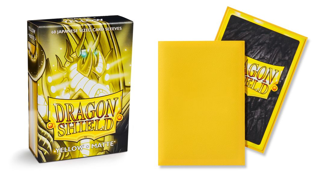Dragon Shield: Japanese Sleeves Matte - Yellow 60ct