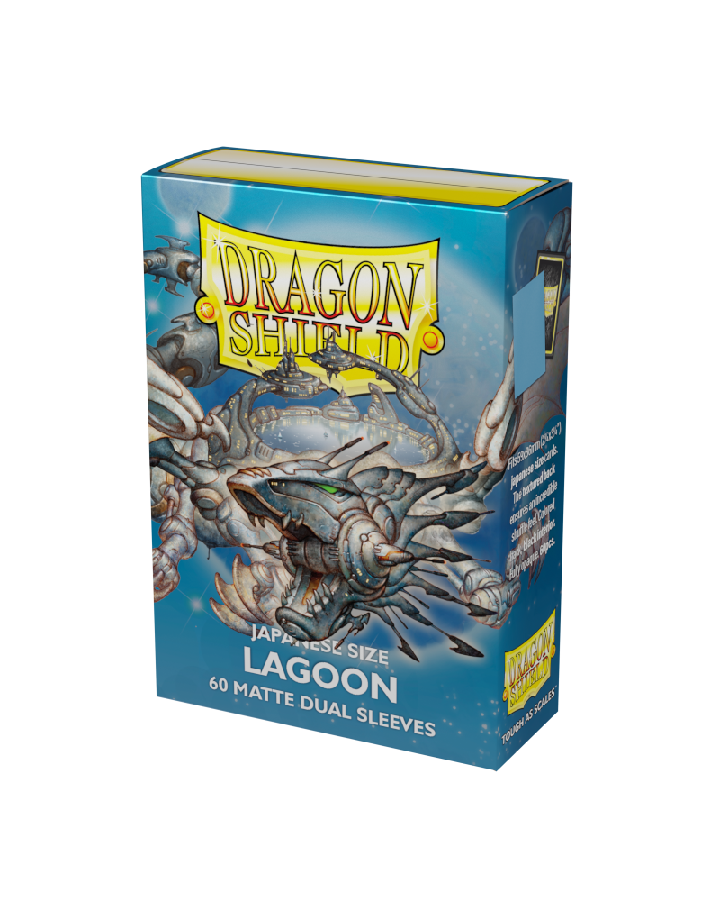 Dragon Shield Sleeves: Japanese DUAL Matte Lagoon 'Saras' (60 ct.)