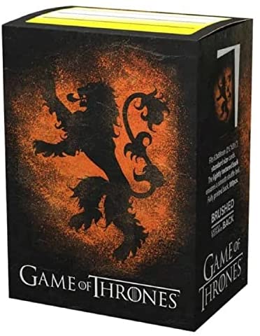 Dragon Shield Sleeves: Standard Brushed Game of Thrones 'House Lannister (100ct)