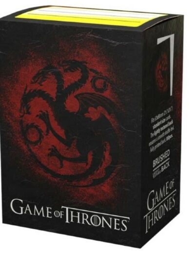 Dragon Shield Sleeves: Standard Brushed Game of Thrones 'House Targaryen (100ct)