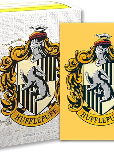 Dragon Shield Sleeves: Standard- Brushed Wizarding World 'Hufflepuff' (100 ct.)