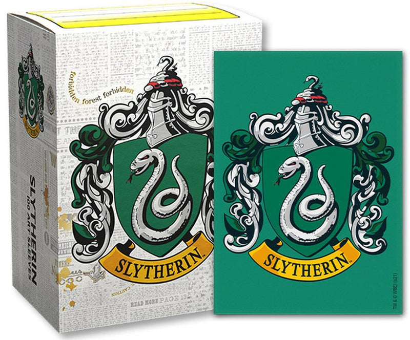 Dragon Shield Sleeves: Standard- Brushed Wizarding World 'Slytherin' (100 ct.)