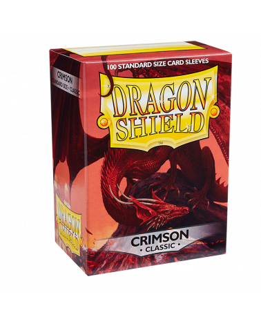 Dragon Shield Standard Sleeves Classic - Crimson 100ct