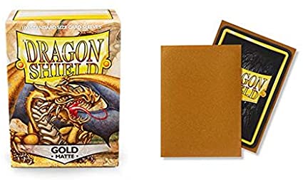 Dragon Shield Standard Sleeves Matte - Gold 100ct