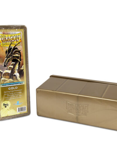 DS - Dragon Shield Four Compartment Box - Gold