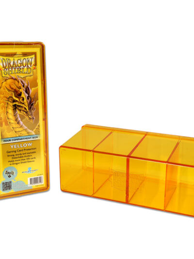 DS - Dragon Shield Four Compartment Box - Yellow
