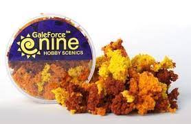 GF9 - Basing: Hobby Round- Autumn 3 Color Foliage Mix