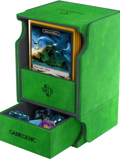 GameGenic - Deck Box: Watchtower 100+ Convertible Green