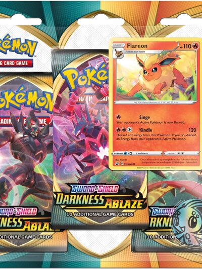 PKM - Sword & Shield 03 Darkness Ablaze 3-Booster Blister - EN